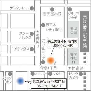 福岡院の地図