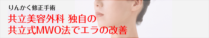 りんかく修正手術エラの改善
