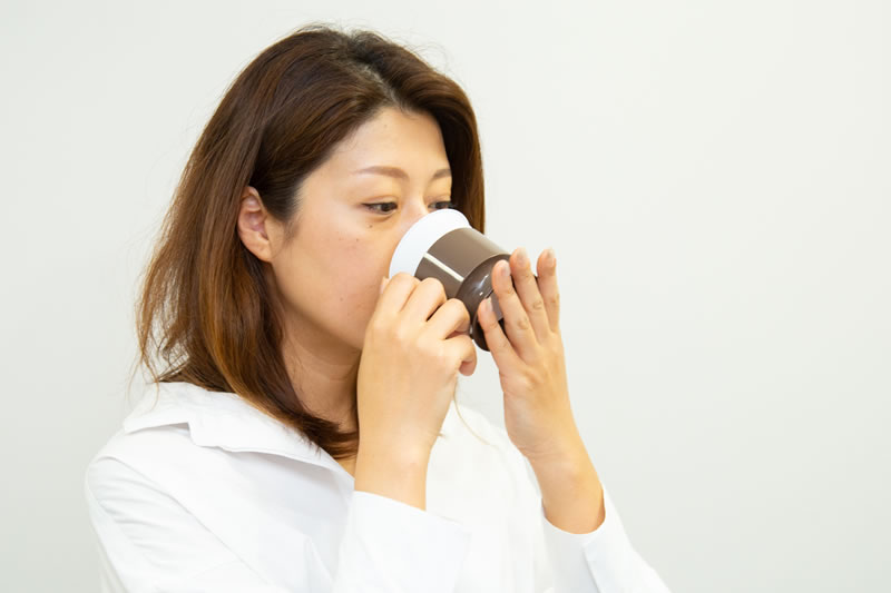 ゼニカルを飲む患者