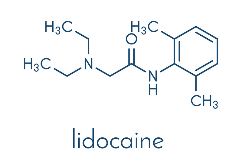リドカインの化学式