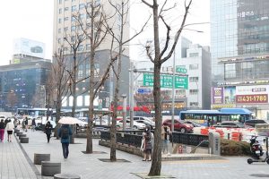 韓国の街並み