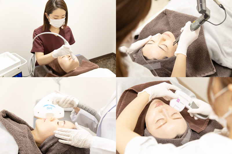 肝斑治療で受けるメニューのイメージ