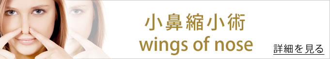 小鼻縮小手術のバナー