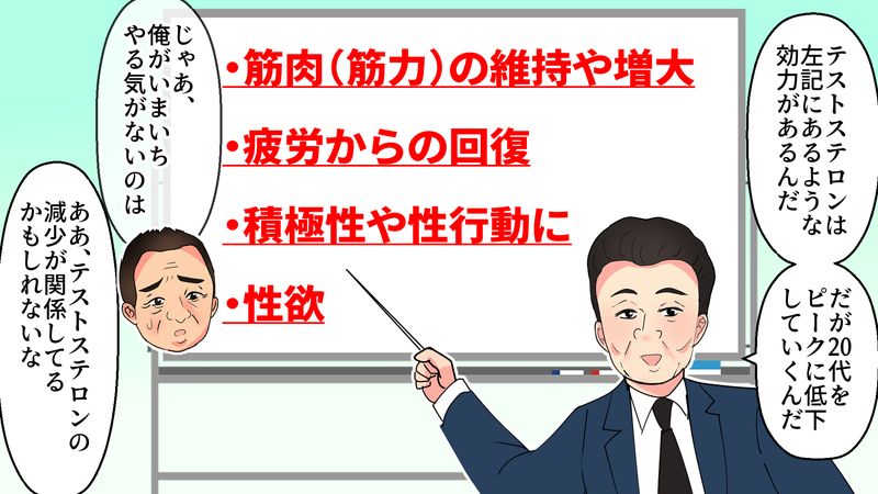患者に説明する同僚
