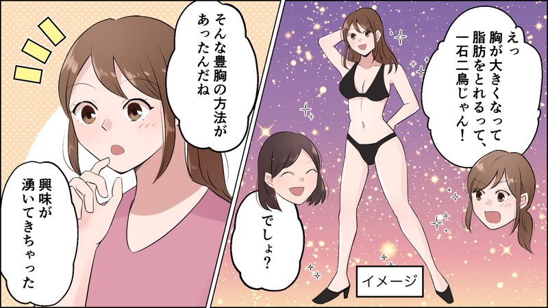豊胸に興味が沸く女性