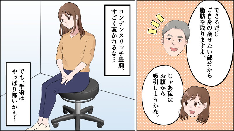 クリニックの椅子に座っている患者