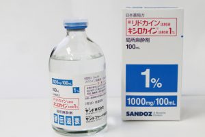 リドカインのアンプル