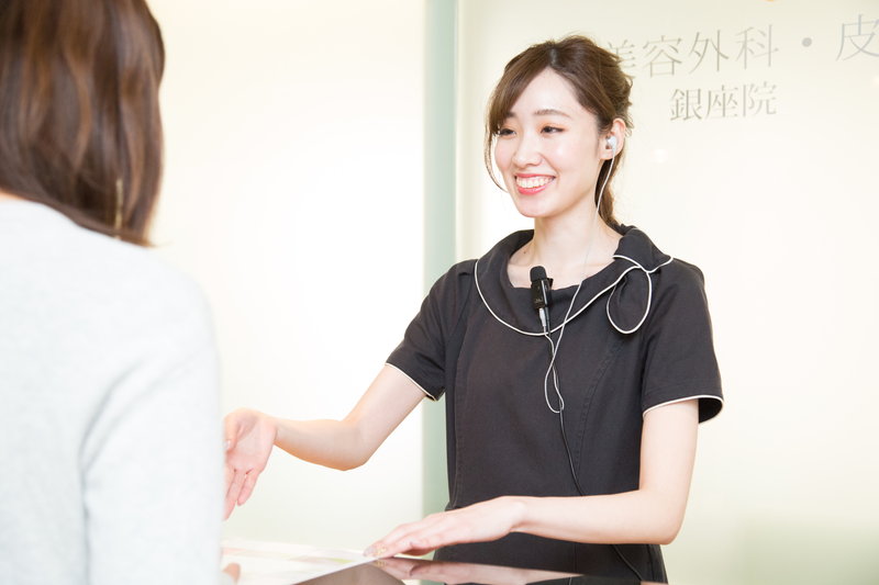 太ももの脂肪吸引の見積を出しているところ