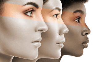 目が綺麗な様々な人種の女性