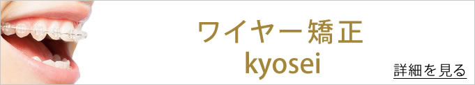 ワイヤー矯正のバナー
