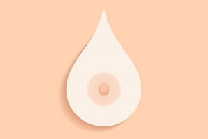 乳輪のイラスト