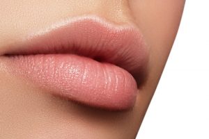 鼻の下が短い口元