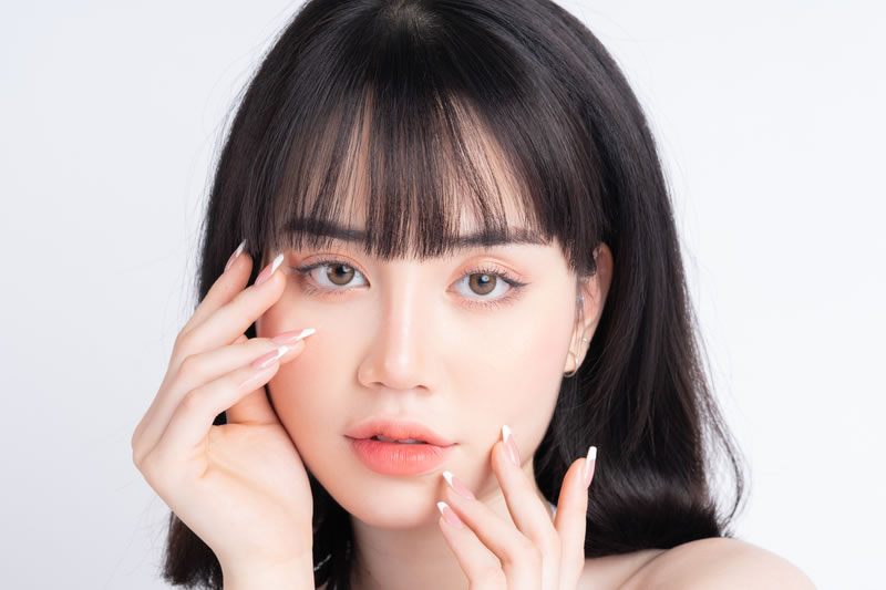 綺麗な肌の女性