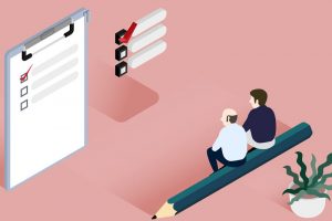 AGAの患者のイラスト