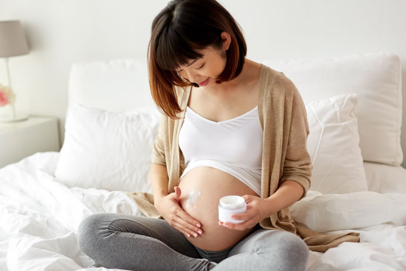 妊娠中の女性