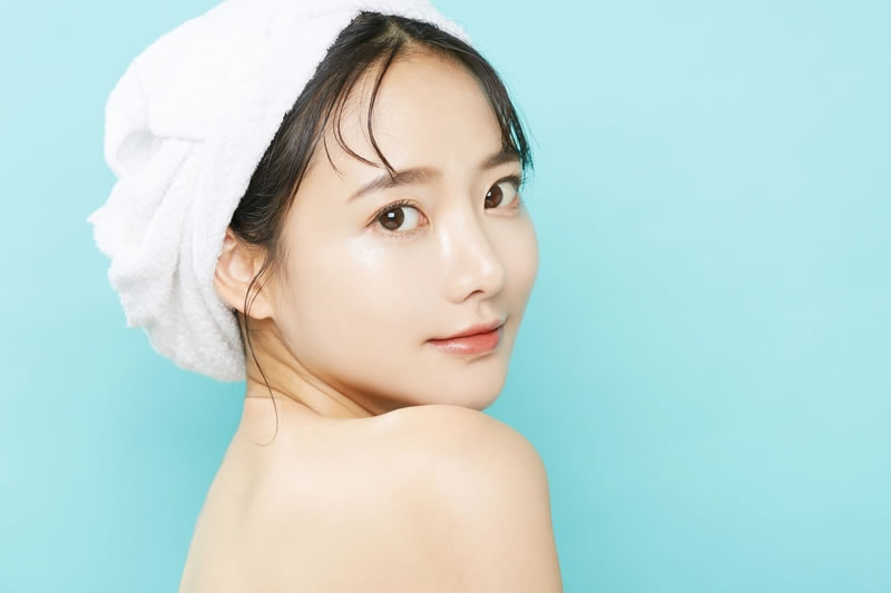 二重で目が可愛い日本女性