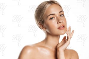 PRPで美肌になった女性