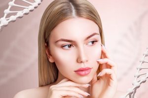 再生医療で肌を改善した女性