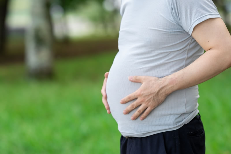 生活習慣病に悩む男性