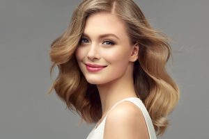 肌が美しい女性