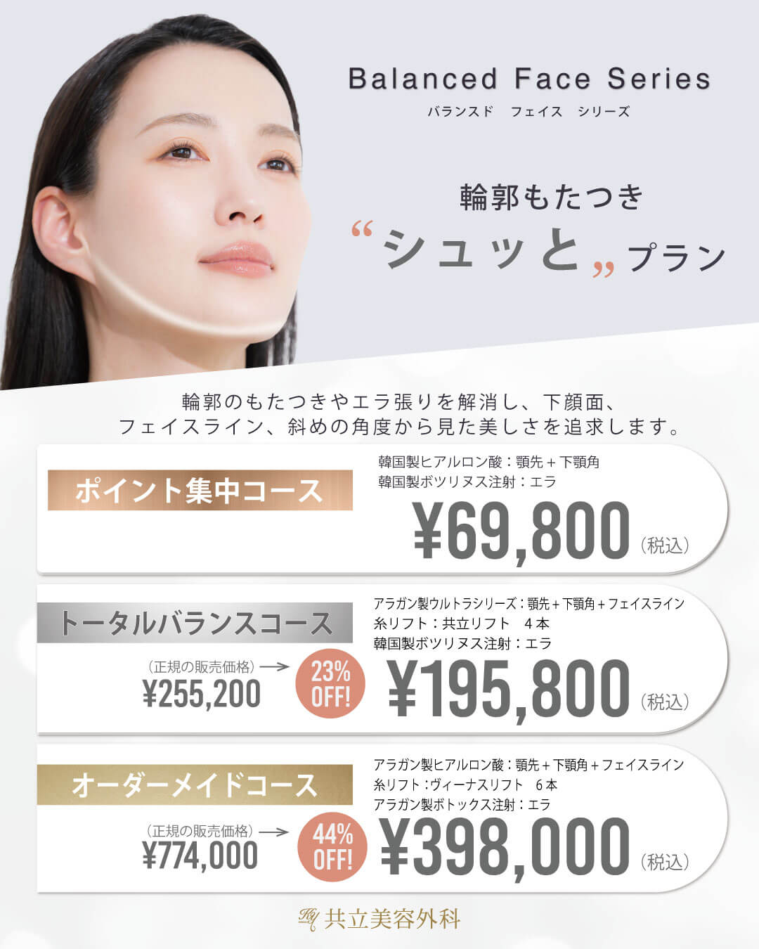 シュッとプランのイメージ
