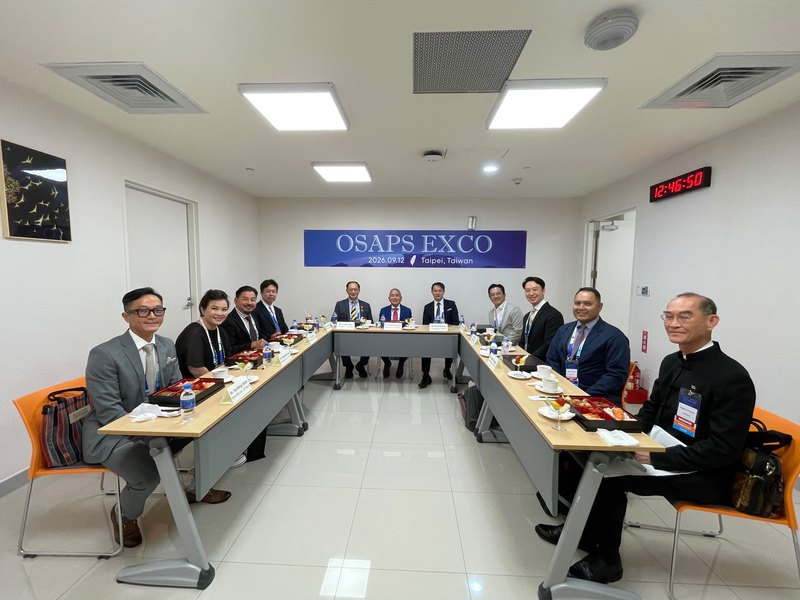 台北で開かれたOSAPSの各国代表によるビジネスミーティング